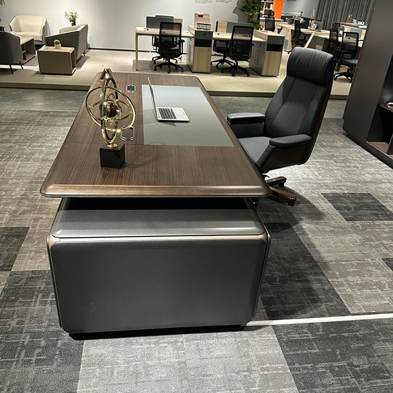 Workbench Writing Computer Desks Standing Supplies Boss L Shape Desk Table Corner Sedentary Scrivania Gaming Office Furniture