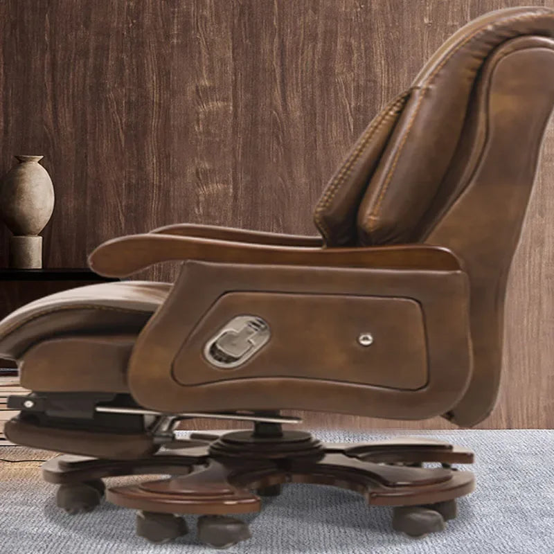 Luxury Leather Recliner Office Chairs