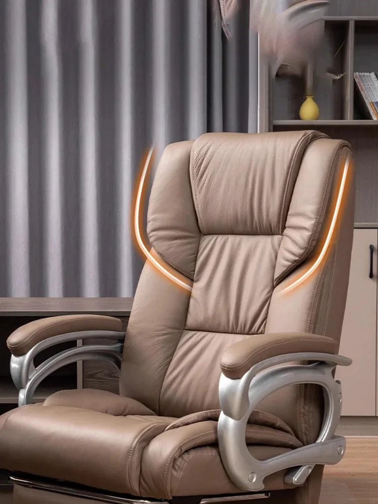 Luxurious Leather Executive Gaming rotating Chair with Massage