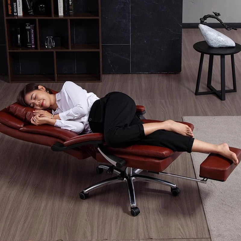 Luxury Height-Adjustable Office Chair