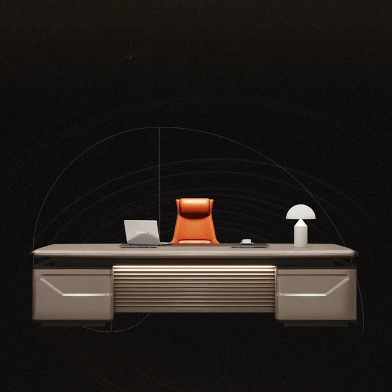 Luxury L-Shaped Boss Desk