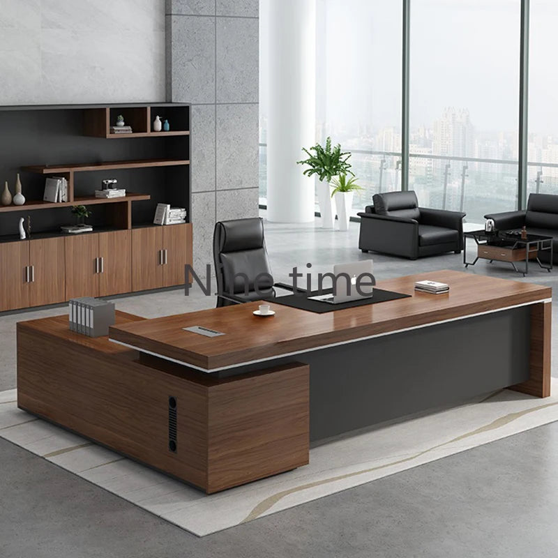 L-Shaped Executive Desk