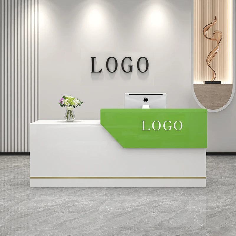 Luxury Reception Counter and Table—Aesthetic Bureau Furniture