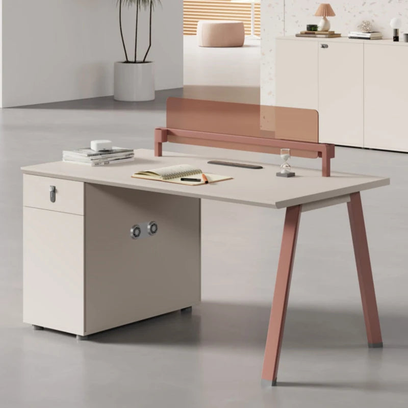 Desk Storage Computer Study Table Gaming Office Simple Corner Reading Desktops Modern Conference Aesthetic Escritorio Room Desks
