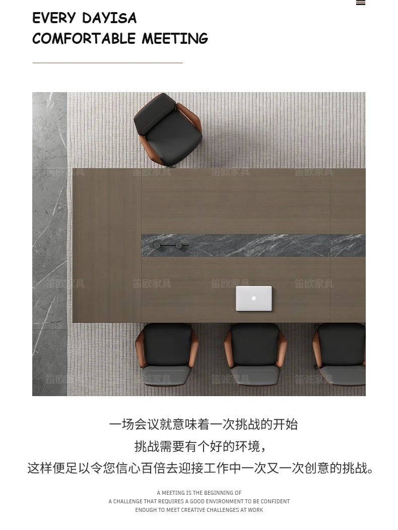 Modern Large conference table table and chair