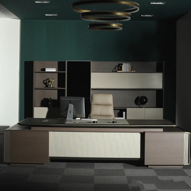 Office Desk Computer Bureau Gaming Desktops Study Tables Monitor Conference Workflow Modern Tavolo Da Lavoro Home Furniture