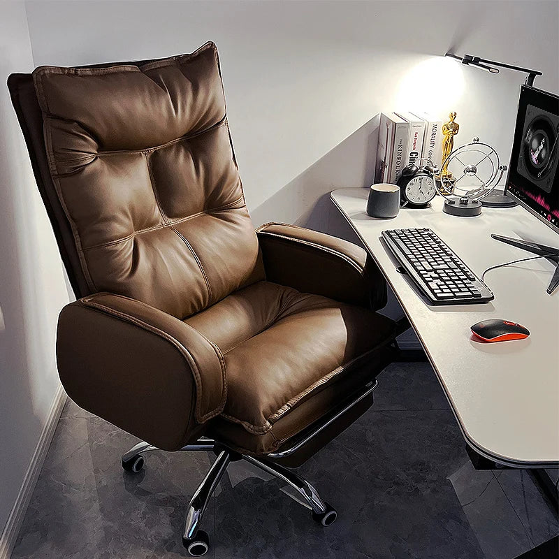 Playseat Massage Office Chairs Mobile Computer Armrest Leather Office Chairs DeskRolling Silla De Oficina Furniture Luxury