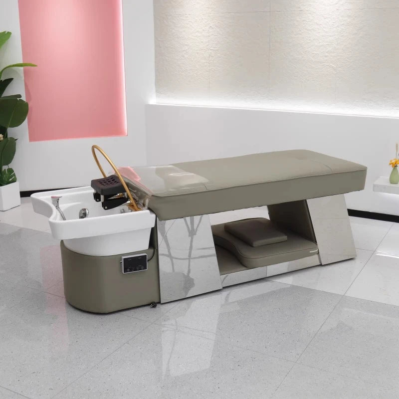 Cosmetologist Chair Hairdressing Shampoo Basin Professional Spa Bed Living Room Chairs Beauty Salon Customer Nursing Shower