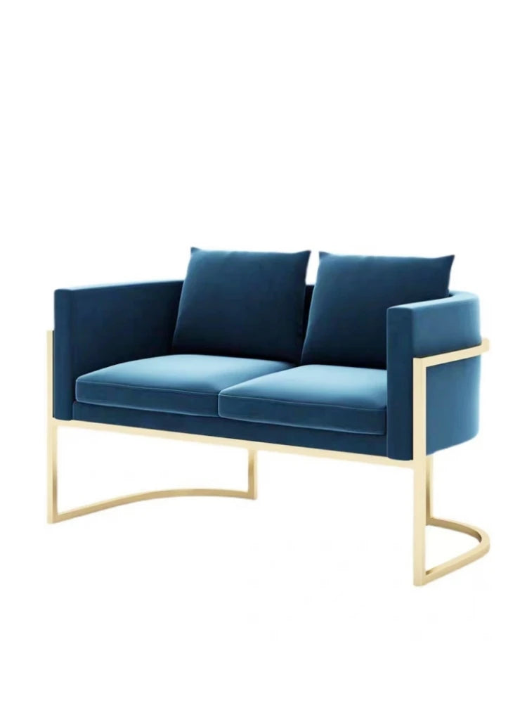 Minimalist Café Sofa – Leisure Seating for Reception, Dessert, and Tea Restaurants