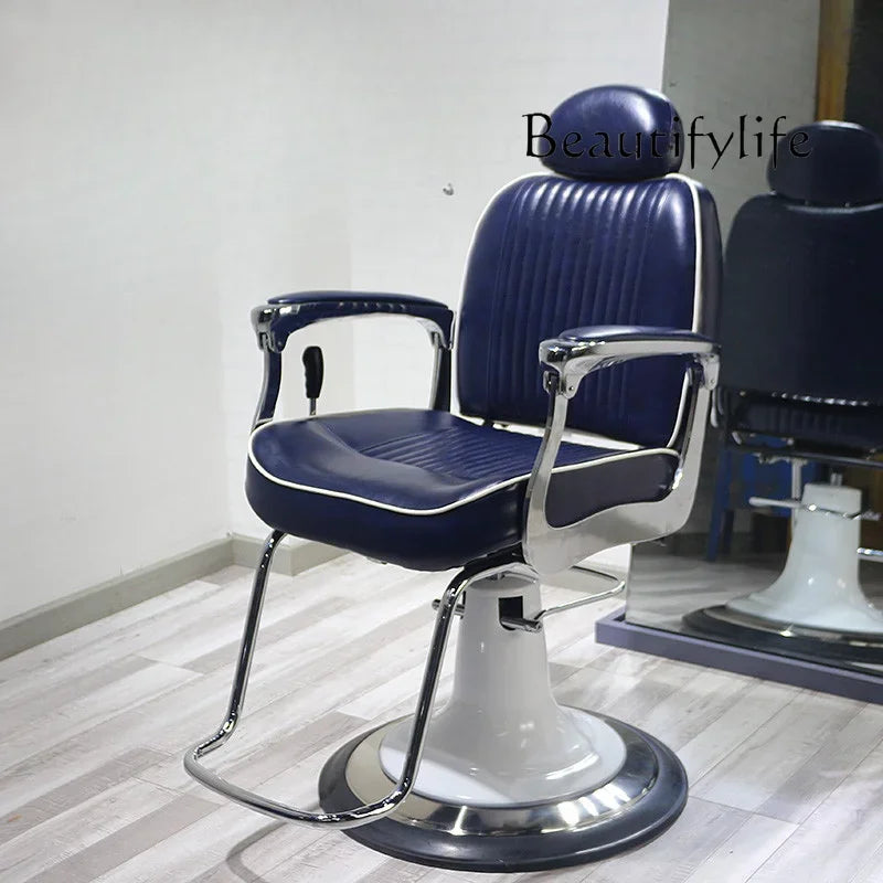 High-End Lift Chair for Hair Salon – Modern, Simple Barber Chair for Hairdressing and Barber Shops