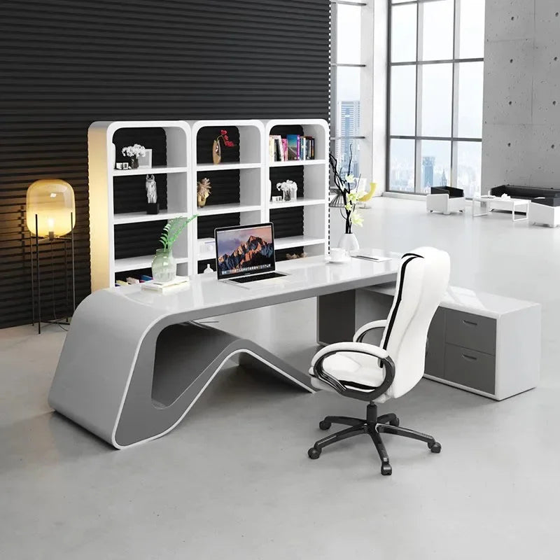 Table for Study Office Desk Accessories Organizer Furniture Room Desktop Multifunctional Desks Modern Workstation Tavolo
Corner