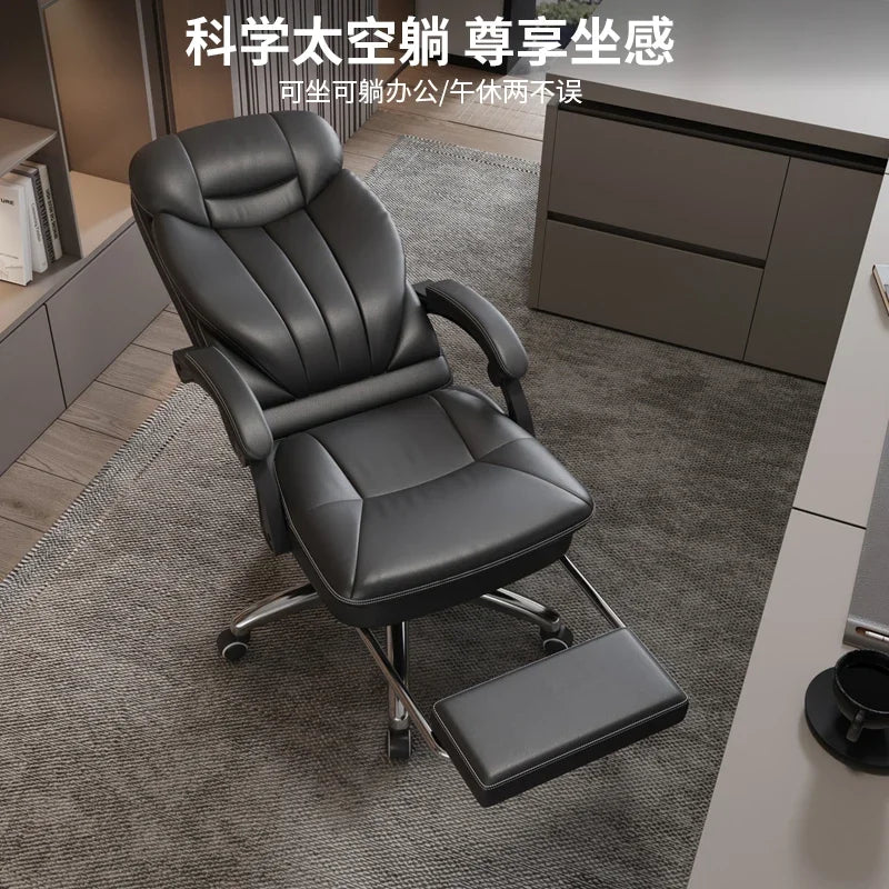 Comfortable Writing Desk and Office Chair – Relaxing Swivel Design