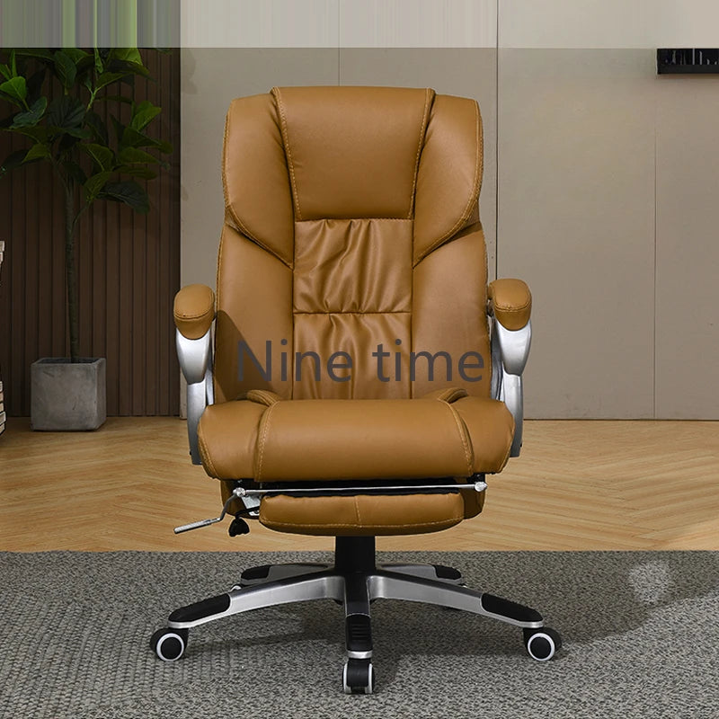 Ergonomic Meditation Office Chair – Leather Executive Chair with Queening Massage
