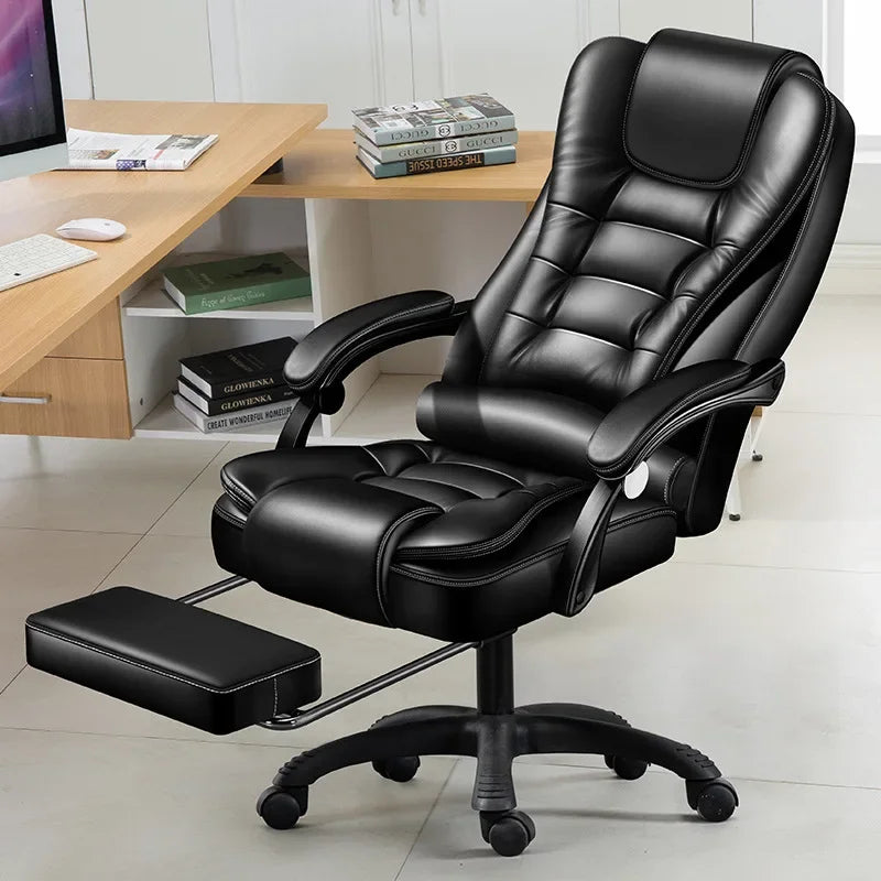 Luxury Living Room Chairs Office Comfortable Game Chair With Footrest Vanity Relaxation Sillas De Espera Work Home Pc Furniture