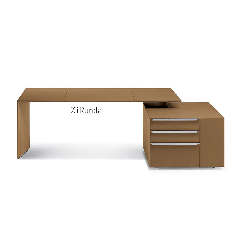 Y Office desk and chair combination high-end fashion desk light luxury computer desk