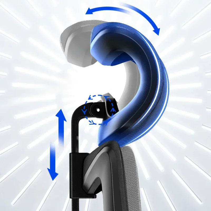 Ergonomic design chair for gaming or office, with backrest