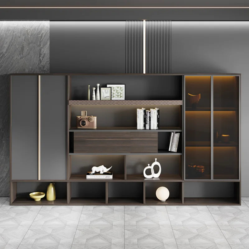 Organizer Vertical Filing Cabinet Compact Rangement Designer Tall Open Office Cupboards Nordic Modern Cajonera Storage Furniture