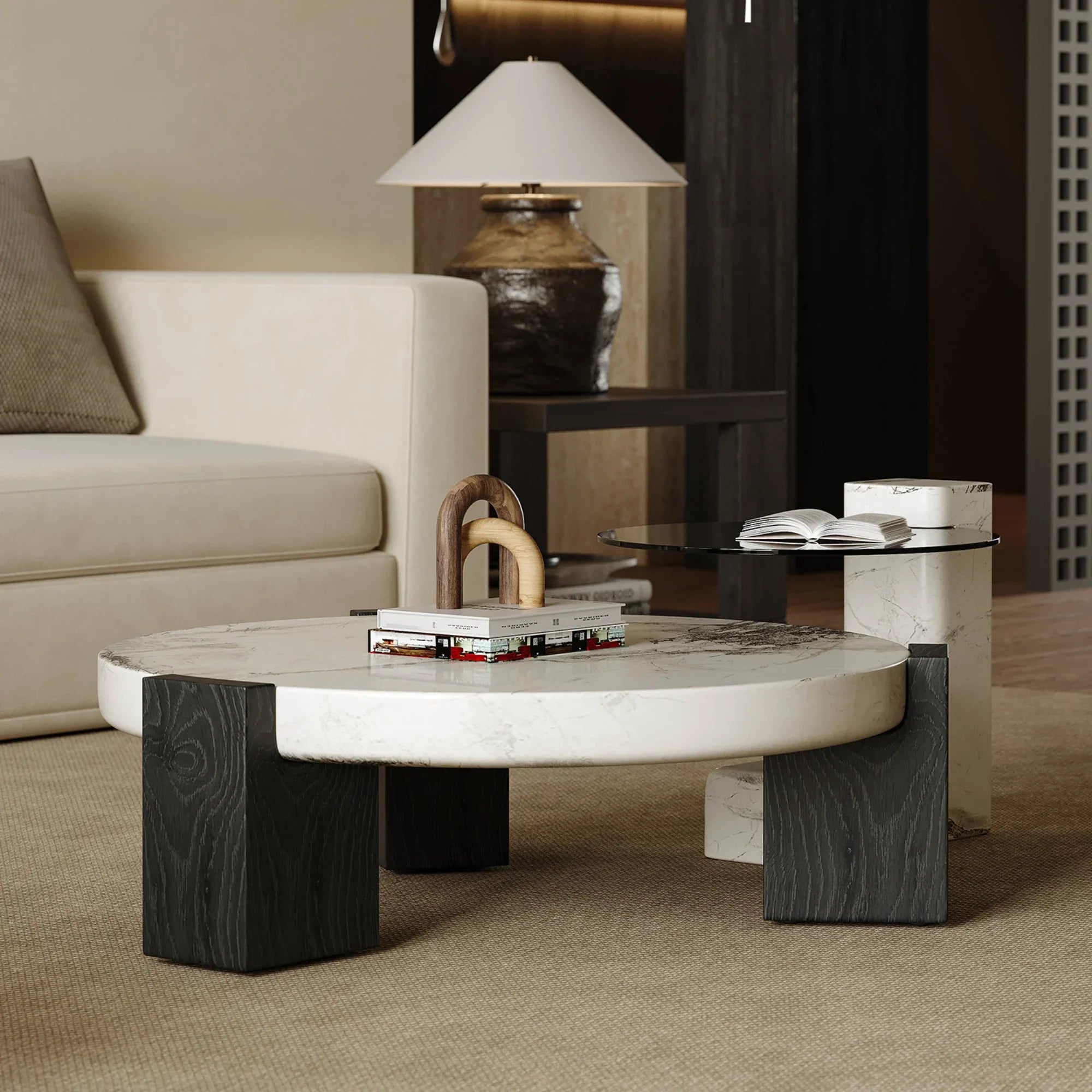 Light Luxury Marble Coffee Table