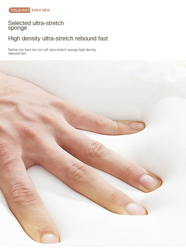 Folding Sofa Bed Armchair – Multifunctional Faux Leather Recliner