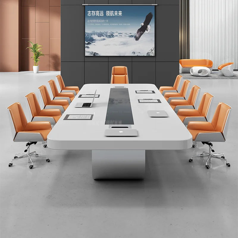 Modern Luxury Office Conference Table & Chairs