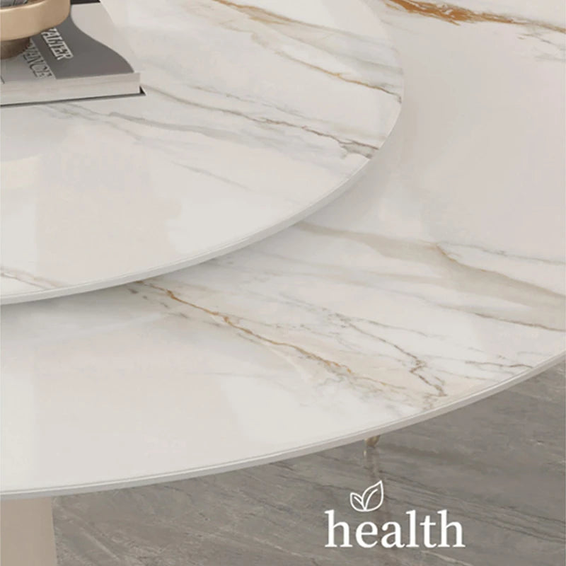 High-end round console dining table for small apartments