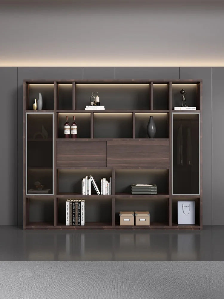 Modern Simple Wooden Storage Data Cabinet, General Manager Boss, President&