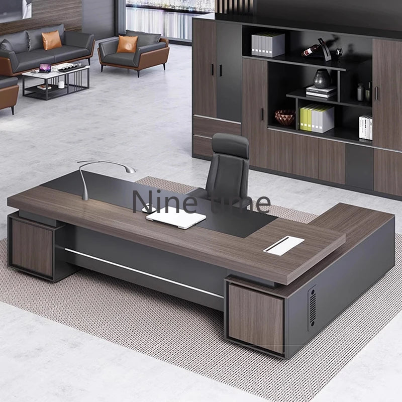 Modern Ergonomic Corner L-Shaped Office Desk