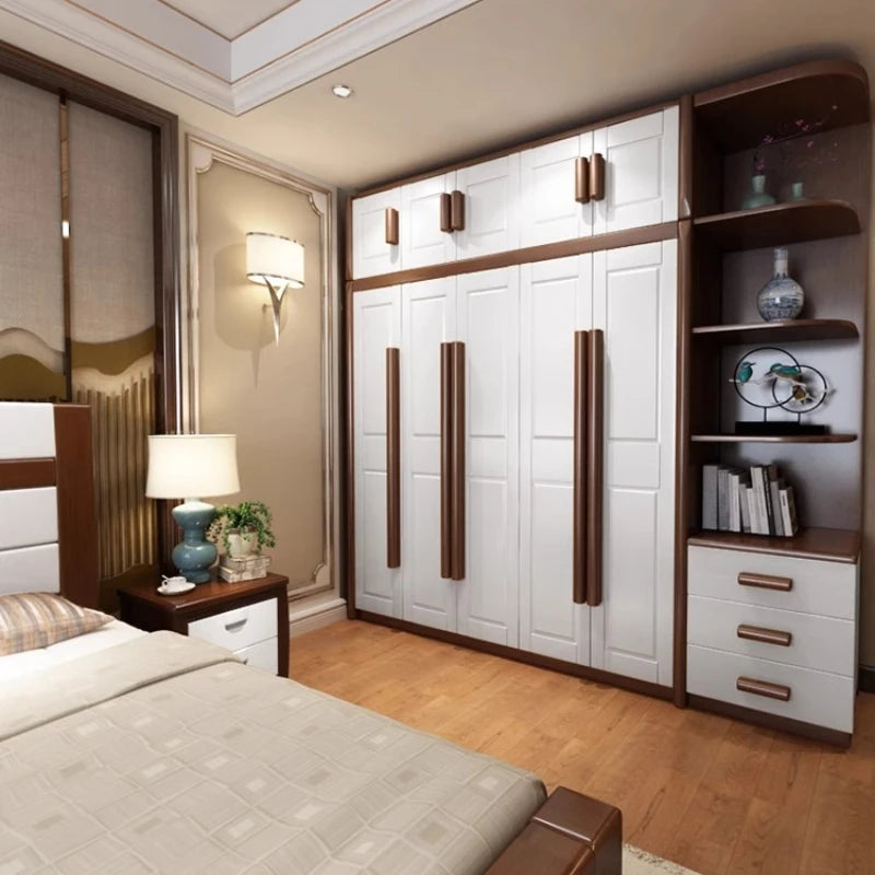 Nordic Luxury Wardrobe – Large Bedroom Closet with Doors, Storage Cabinet