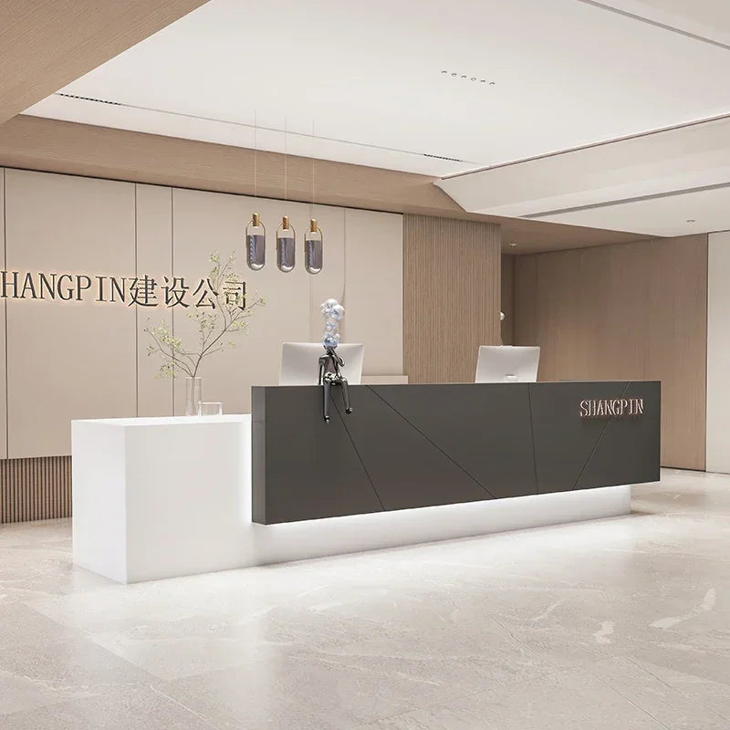 Shop Service Counter Barber Salon Luxury Furniture Office Reception Beauty Stores Hairdressing Spa Restaurant Bureau Desk Table
