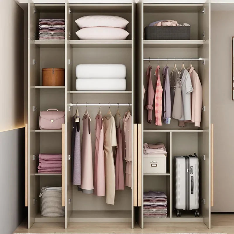 Waterproof Luxury Wardrobe – Modern Bedroom Storage, Dressers, and Cabinet