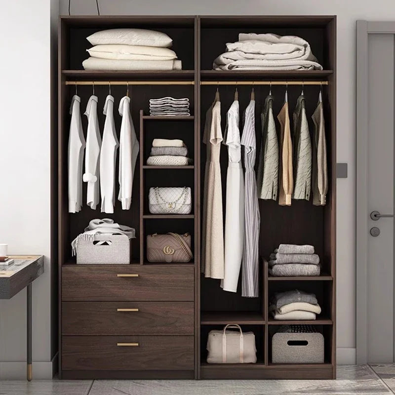 King Size Wardrobe – European Closet with Storage Cabinet for Bedroom