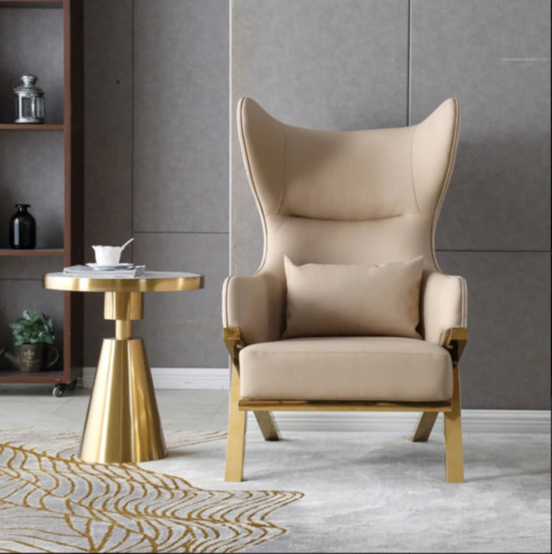 Nordic single person sofa chair living room luxury backrest chair