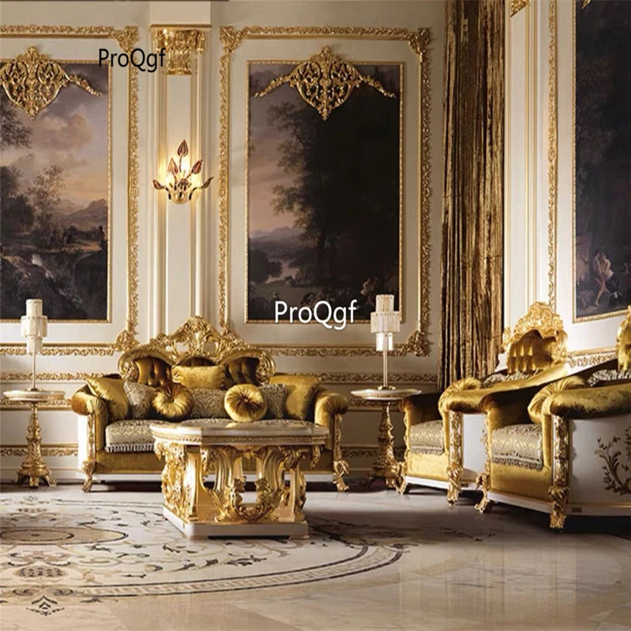 Prodgf 1Pcs A Set Gorgeous Castle Honeymoon Three People Seat Sofa