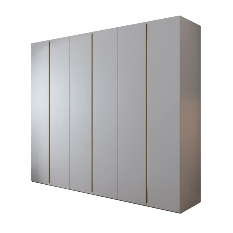 Wardrobe bedroom household combination cabinet minimalist wardrobe with top cabinet wooden wardrobe