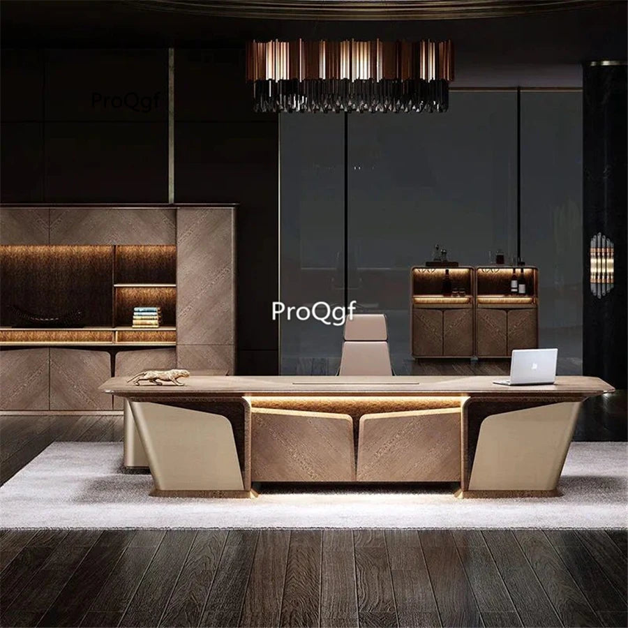 Prodgf 1Pcs A Set European Boss Office Table Desk(no chair)