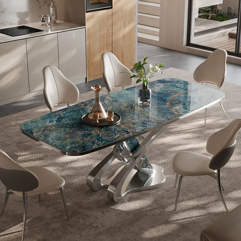 Modern Luxury Dining Table Restaurant Free Shipping Japanese Center Dining Table Hotel Lobby Restaurant Table A Manger Furniture