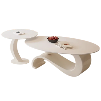 Fashionable Round Coffee Table Premium Minimalist Large Nordic Side Table Elegant Aesthetic Mesa Auxiliar Salon Home Furniture