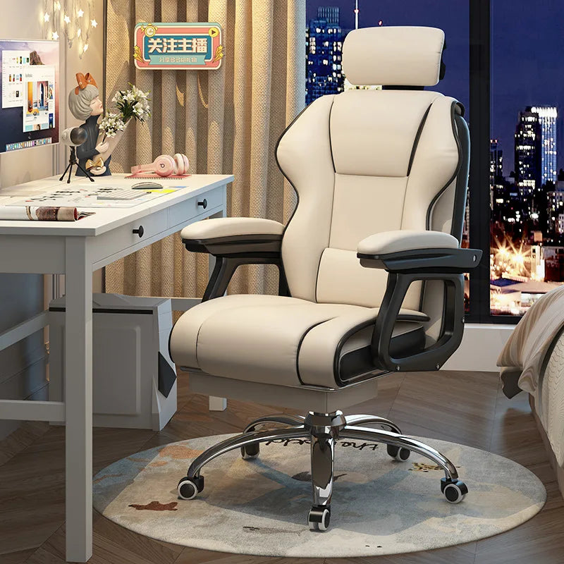 Gaming Chair Home Computer Chair Comfortable Long-Sitting Game Sofa Seat Study Office Armchair Live Broadcast Chair Lift