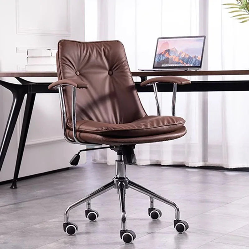 Relaxing Swivel Office Chairs Computer Ergonomic Mobile Meeting Office Chairs Italian Design Office Furniture Chaise Bureau LLOC