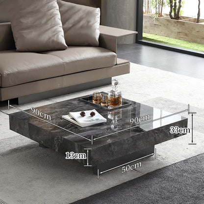 Luxury Stylish Coffee Table Premium Fashionable Minimalist Simple Side Table Unique Aesthetic Table Basses De Salon Furniture