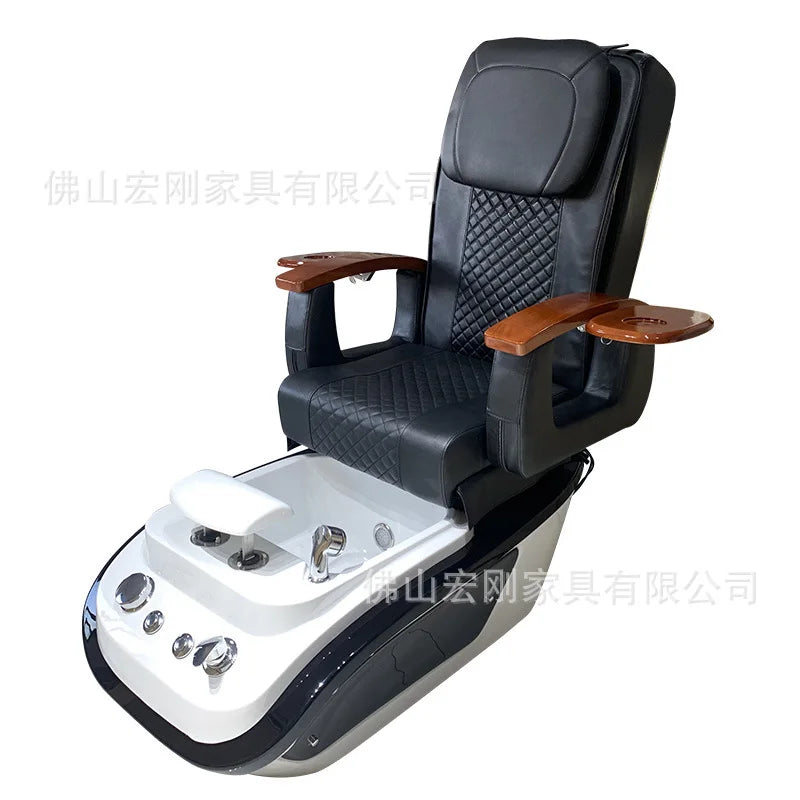 Nail Art Sofa Electric Foot Bath Massage Chair Hand And Foot Care Multifunctional Foot Wash Chair Special Eyelash Salon Lash Bed
