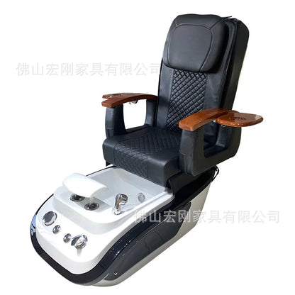 Nail Art Sofa Electric Foot Bath Massage Chair Hand And Foot Care Multifunctional Foot Wash Chair Special Eyelash Salon Lash Bed