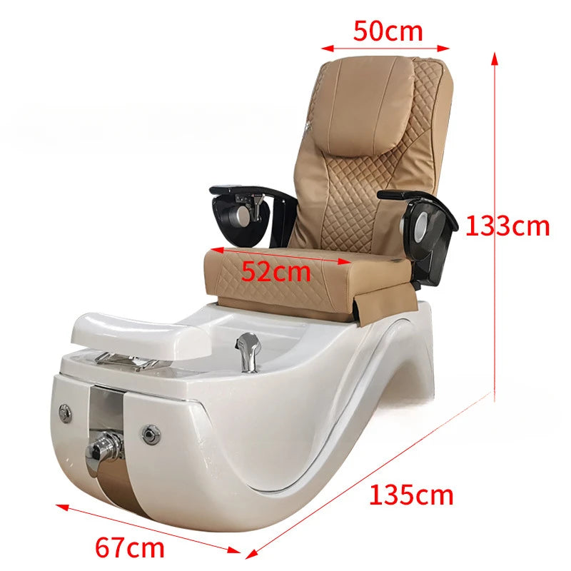 Spa Pedicure Chair Nail Salon Covers Manicure Furniture Support Feet Foot Stool Chairs Nails Stand Aesthetic Beauty