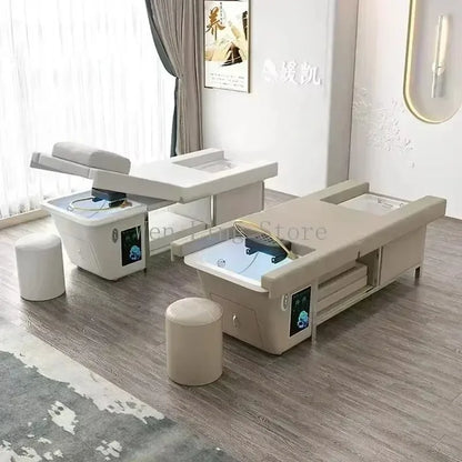 Japanese Head Spa Shampoo Bed Japonais Machine Shampoo Chairs Wash Spa Supplies for Professionals Cadeiras Salon Furniture