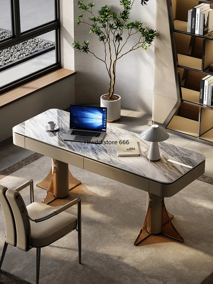 Slate = modern minimalist high-end = Italian minimalist acrylic household computer desk