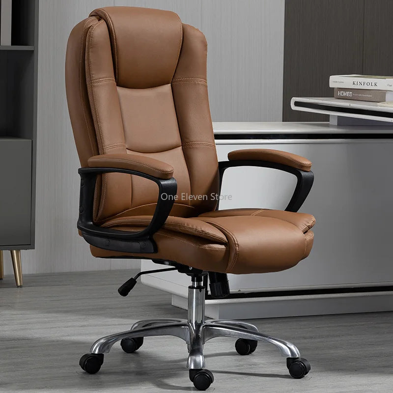 Gamer office chair with recliner and kneeling option