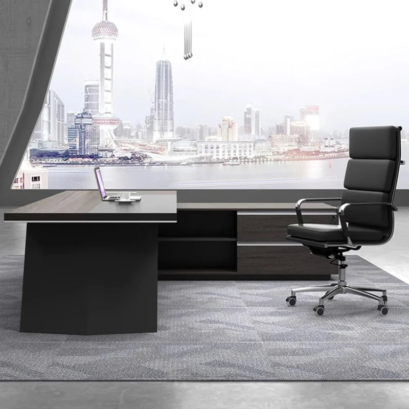 Professional L-Shaped Executive Desk