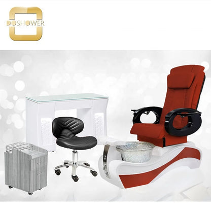 Pedicure manicure spa chair with technician pedicure chair for artificial fingernails pedicure spa chair magnetic jet