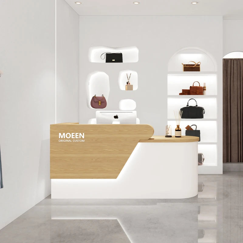Reception Desk – Aesthetic Furniture for Salons, Barber Shops, and Beauty Centers