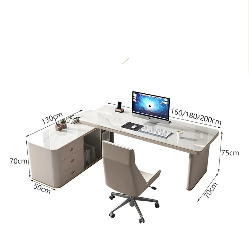 Minimalist Desk Reception Desktop Bedroom Computer Desks Executive Office Sofa Scrivania Angolare Accessories Work Furniture